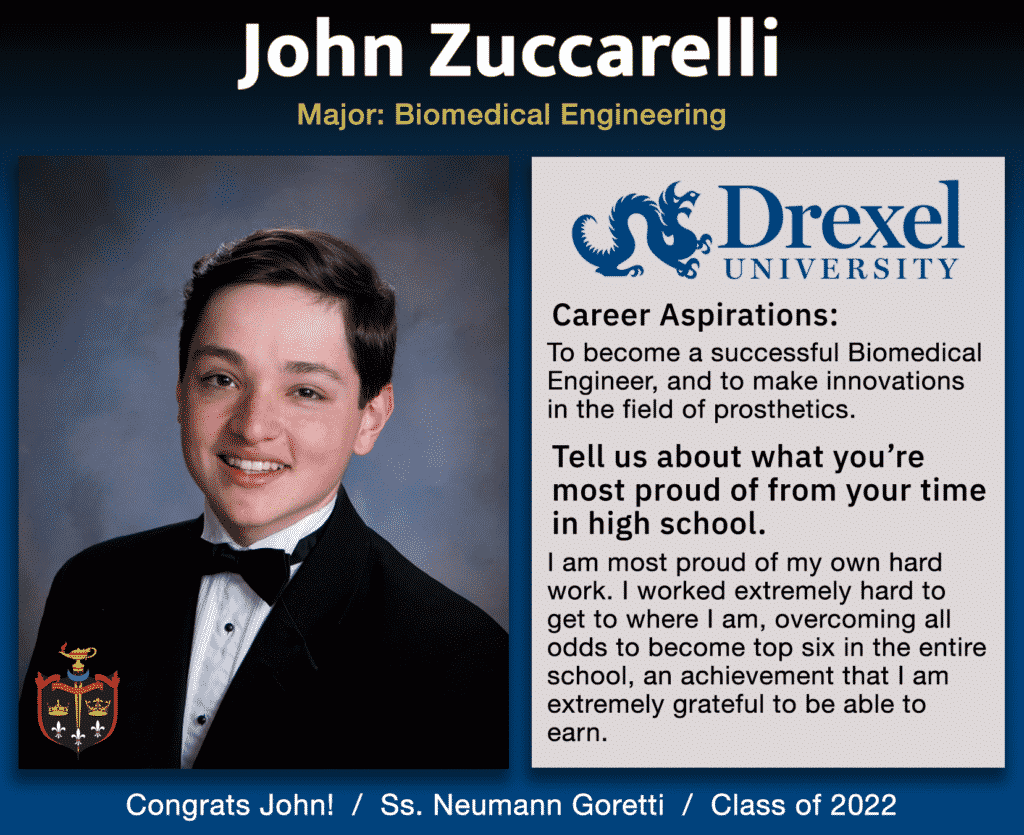 John Zuccarelli Ss. Neumann Goretti High School